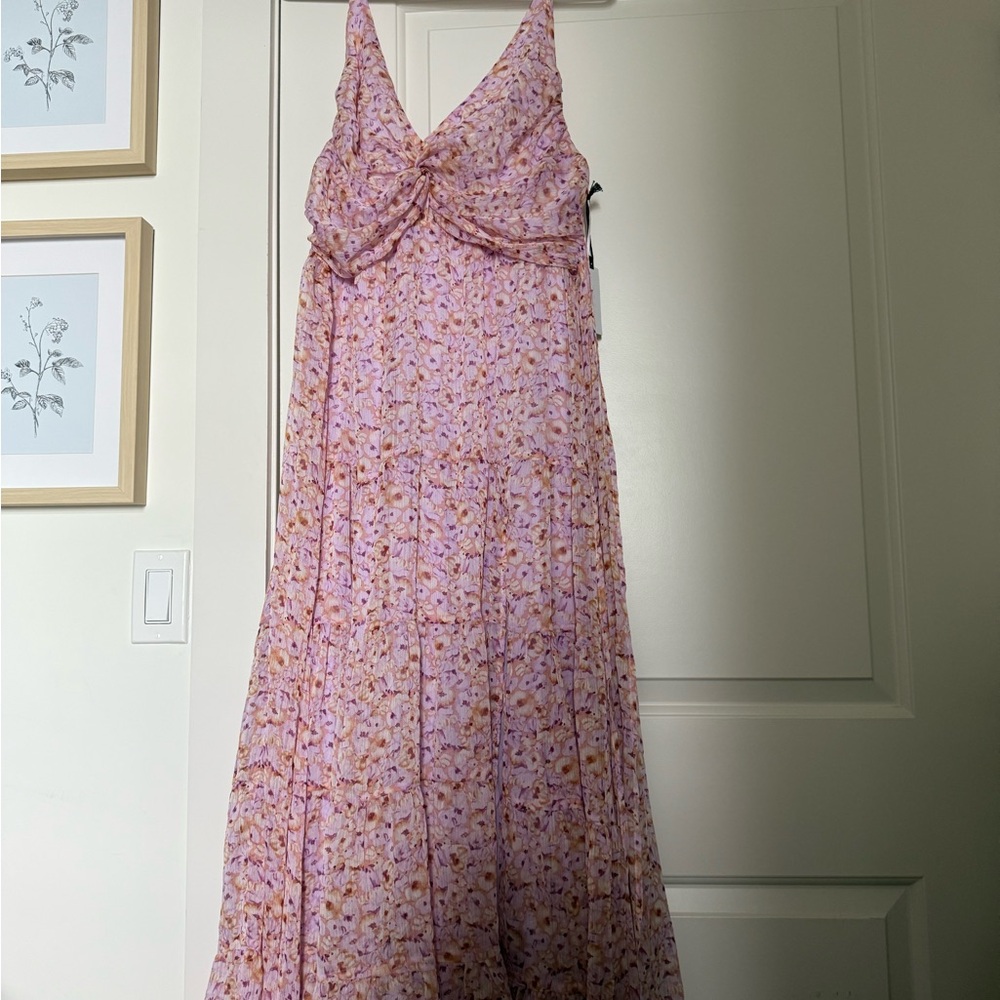 Astr Floral Pink Dress